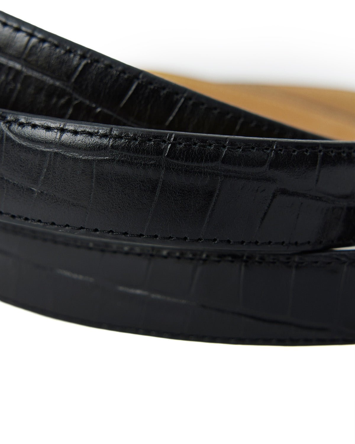 Occasion Belt Black Croc - LIKELIHOOD