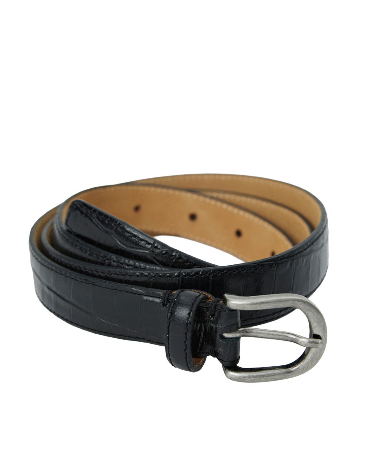 Occasion Belt Black Croc - LIKELIHOOD