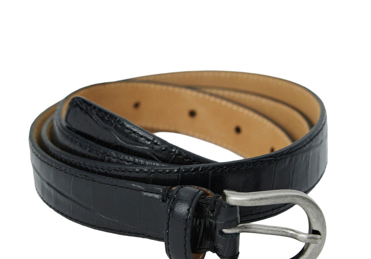 Occasion Belt Black Croc - LIKELIHOOD