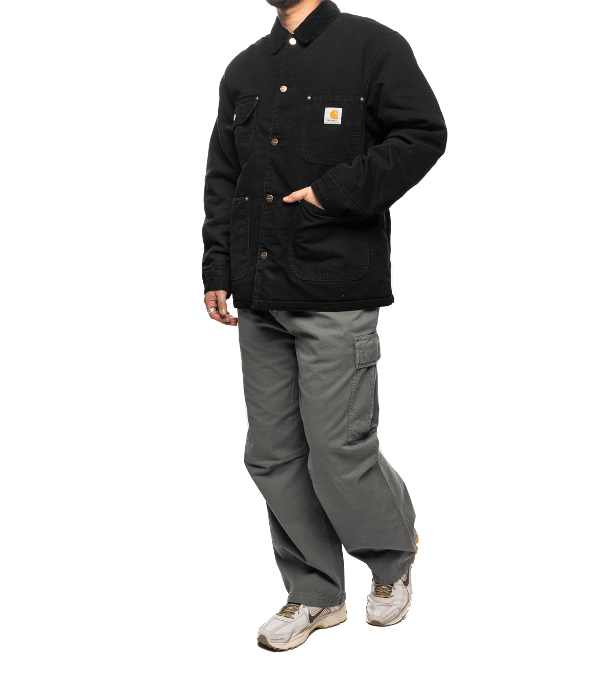 OG Chore Coat Black/Black (Aged Canvas) - LIKELIHOOD