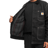 OG Chore Coat Black/Black Stone Washed - LIKELIHOOD