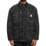 OG Chore Coat Black/Black Stone Washed - LIKELIHOOD