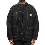 OG Chore Coat Black/Black Stone Washed - LIKELIHOOD