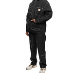 OG Chore Coat Black/Black Stone Washed - LIKELIHOOD