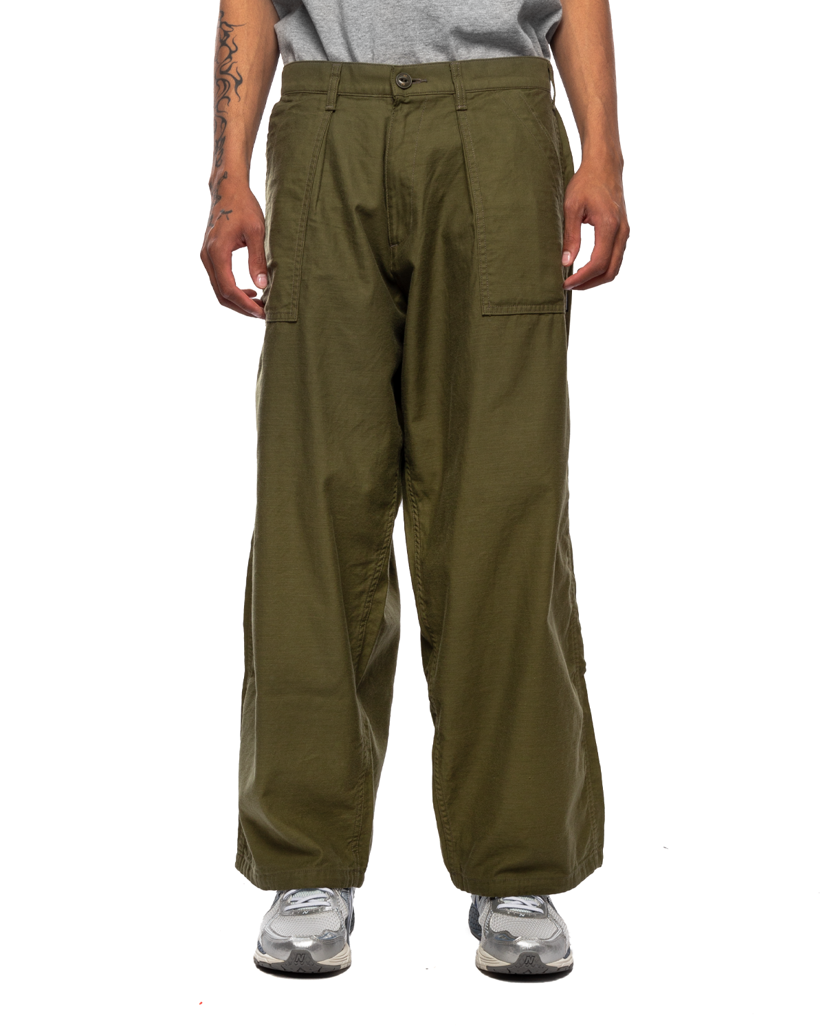 Wide Baker Pants Olive Drab