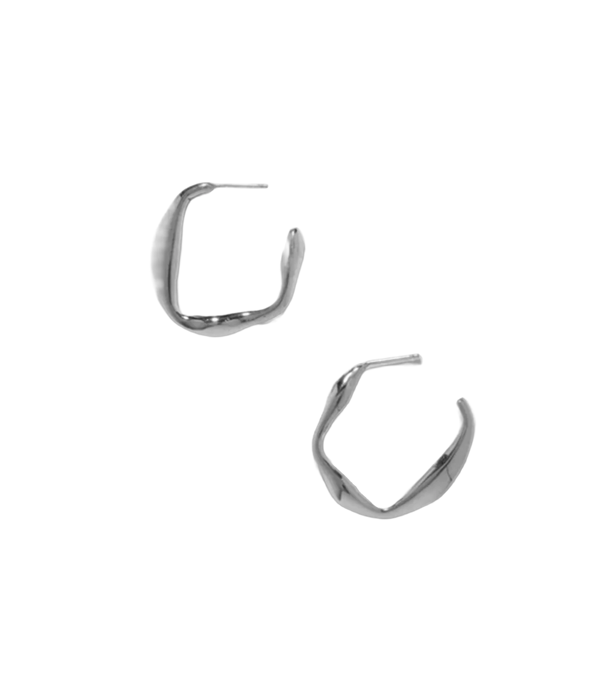 ONDA Hoops Small Silver - LIKELIHOOD