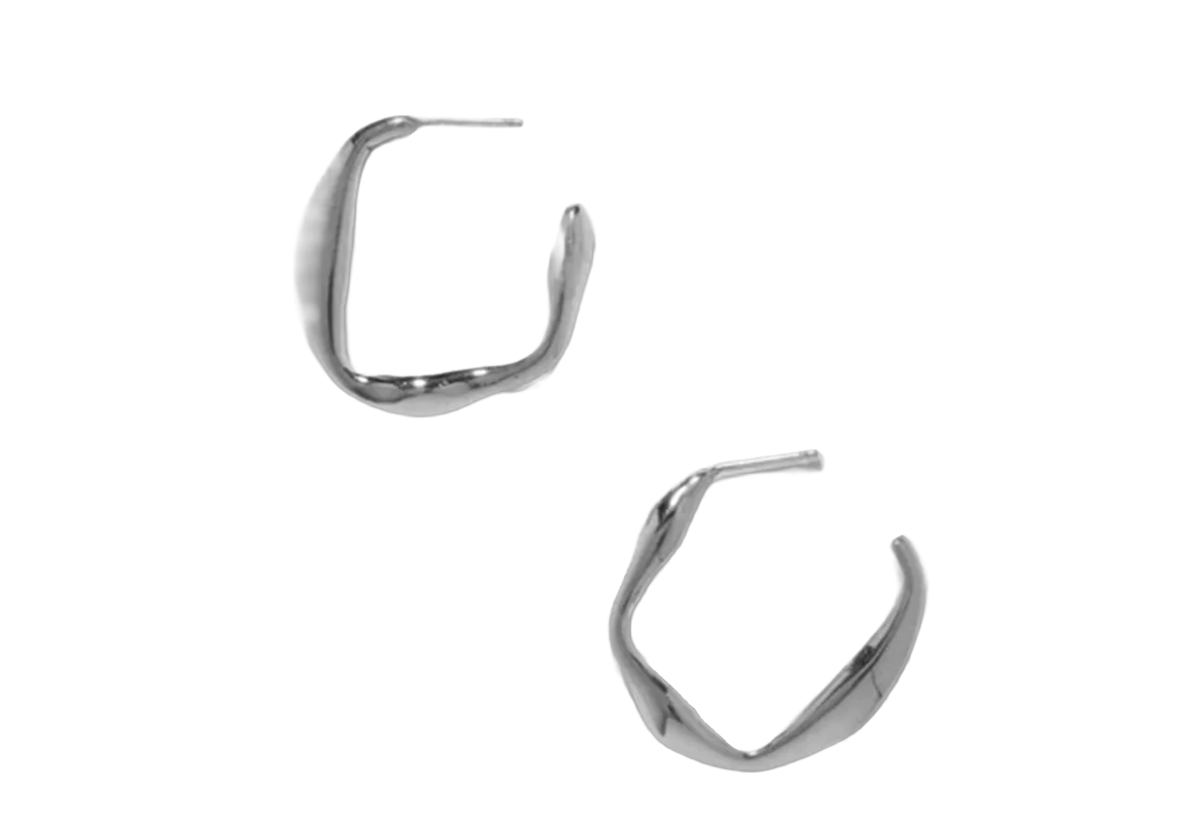ONDA Hoops Small Silver - LIKELIHOOD