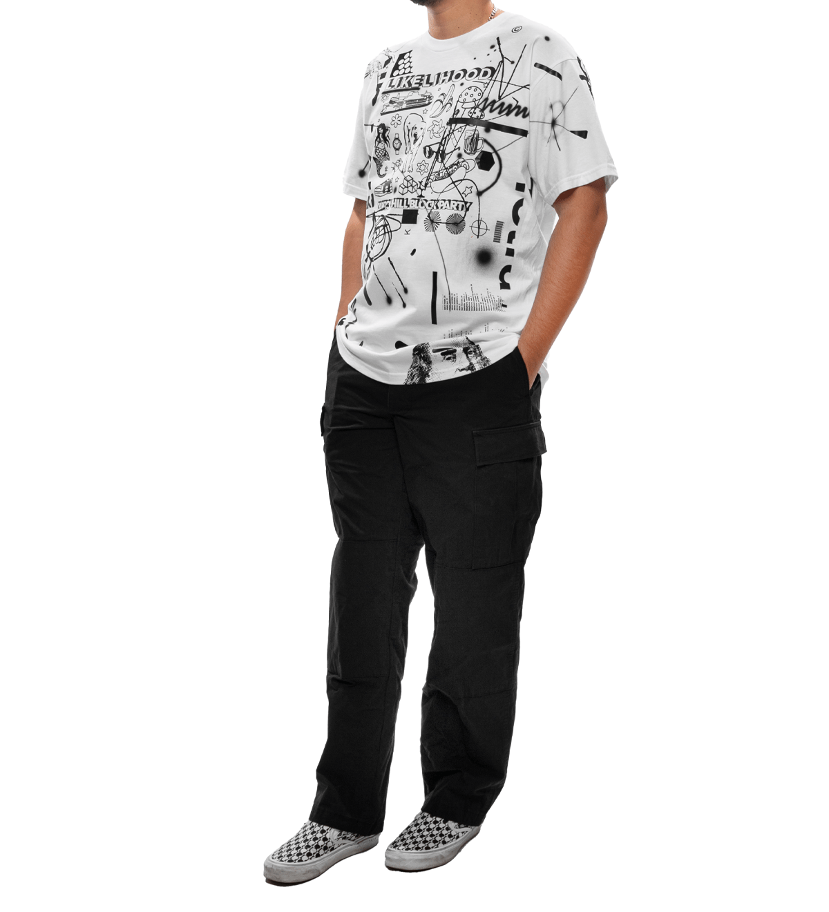 One - Off Hand Printed CHBP T-Shirt - LIKELIHOOD