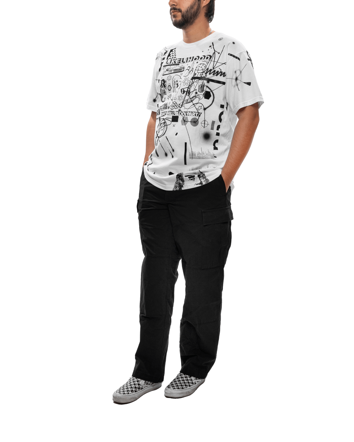 One - Off Hand Printed CHBP T-Shirt - LIKELIHOOD