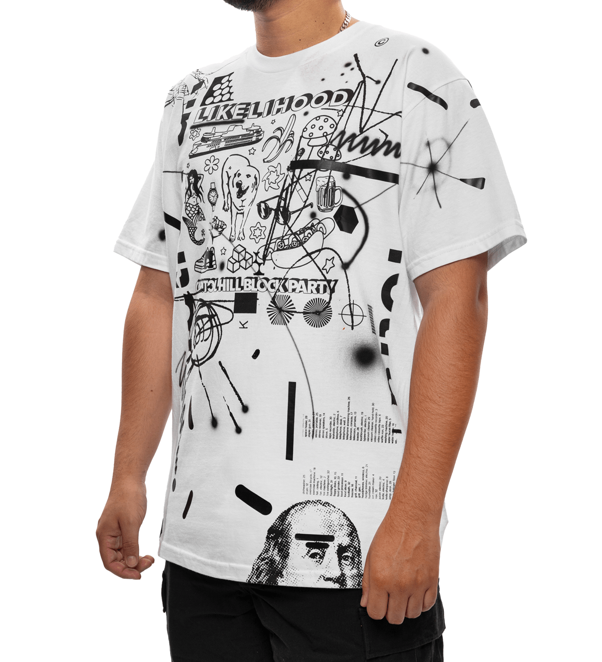 One - Off Hand Printed CHBP T-Shirt - LIKELIHOOD