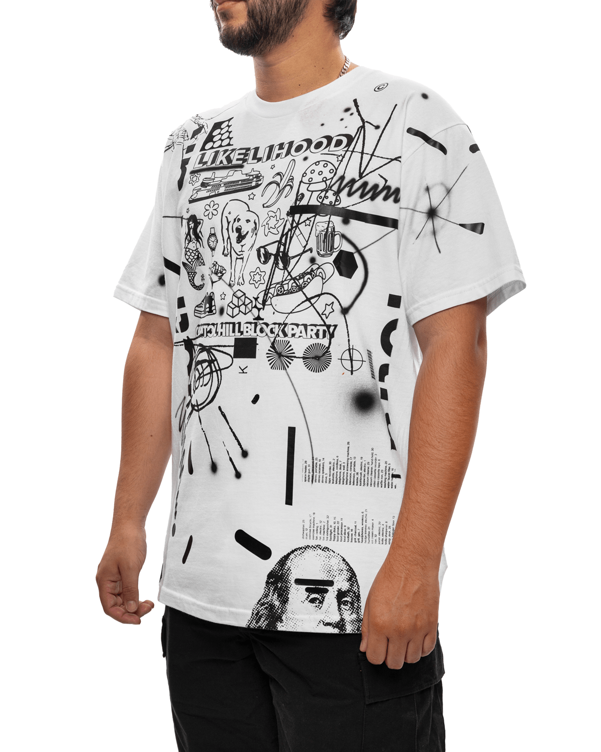 One - Off Hand Printed CHBP T-Shirt - LIKELIHOOD