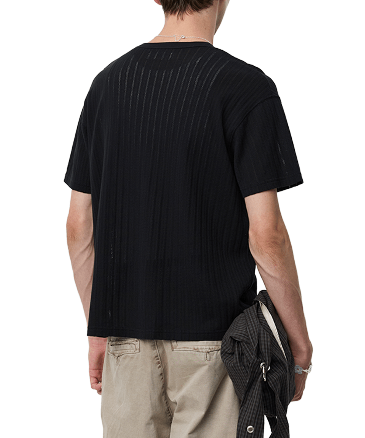 Ornament Tee Black Lace Stripe - LIKELIHOOD