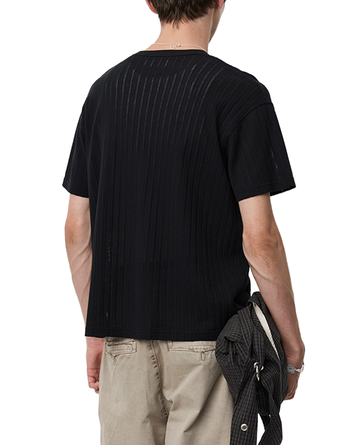 Ornament Tee Black Lace Stripe - LIKELIHOOD