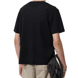 Ornament Tee Black Lace Stripe - LIKELIHOOD