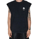 Orobouros Cutoff Tee Pirate Black - LIKELIHOOD