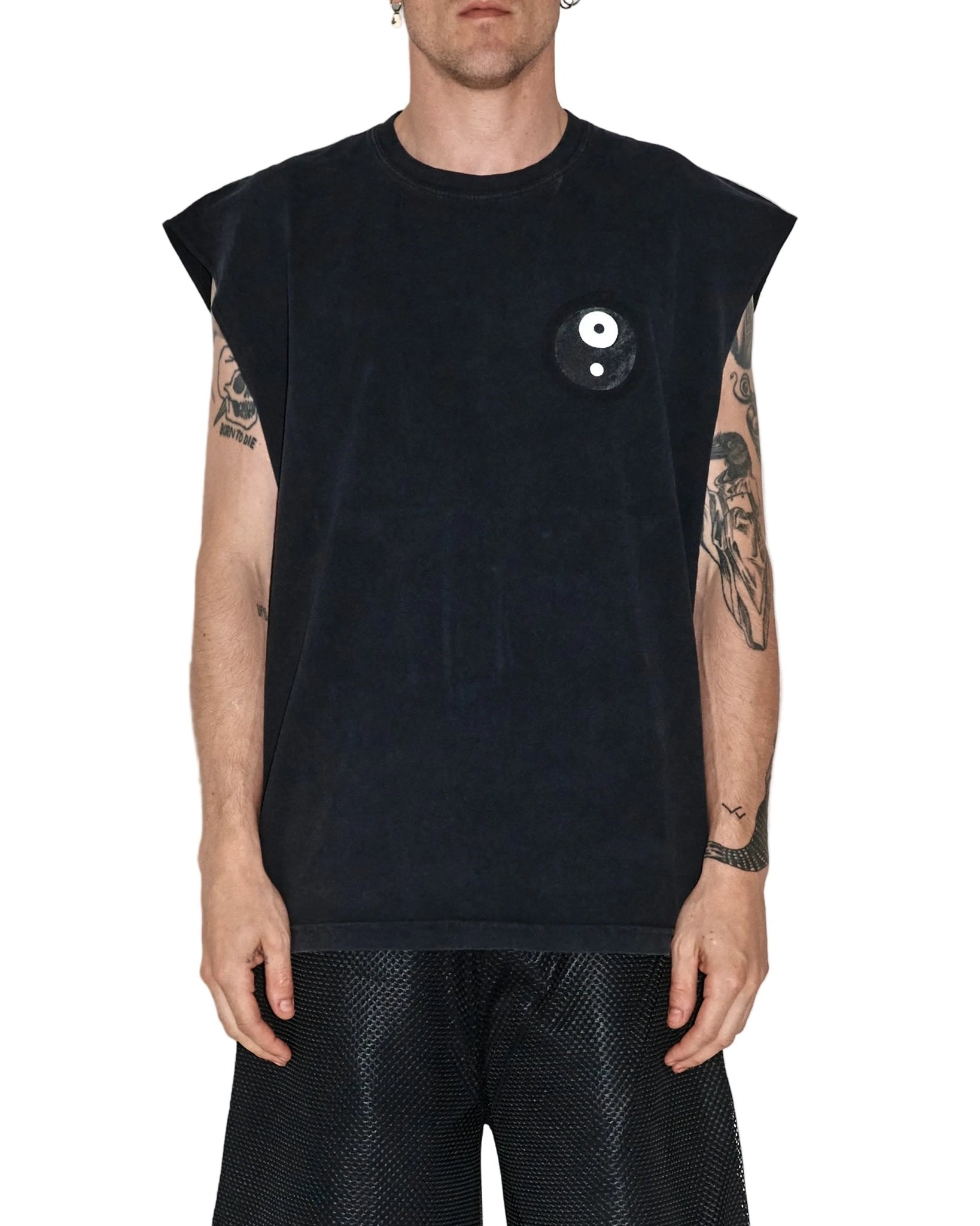 Orobouros Cutoff Tee Pirate Black - LIKELIHOOD