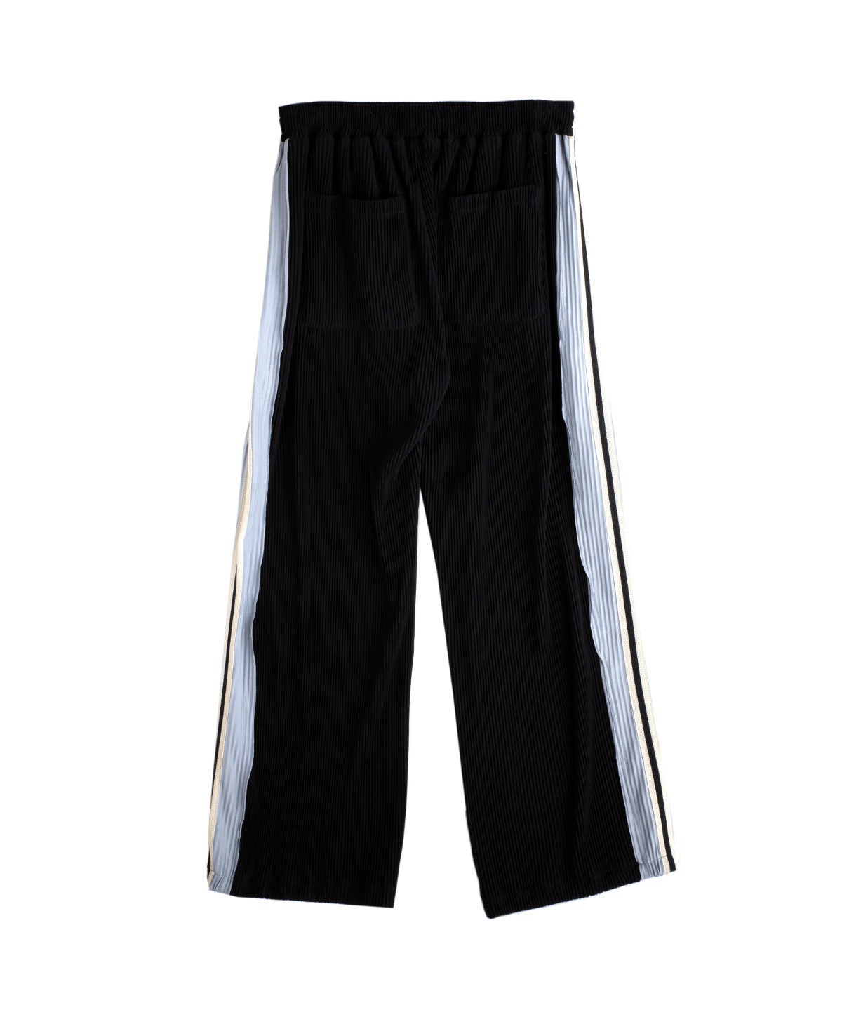 Panel Pleat Pants Black/Blue - LIKELIHOOD