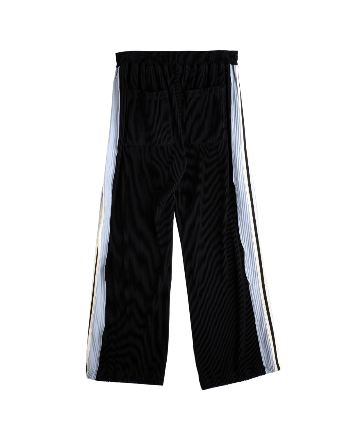 Panel Pleat Pants Black/Blue - LIKELIHOOD