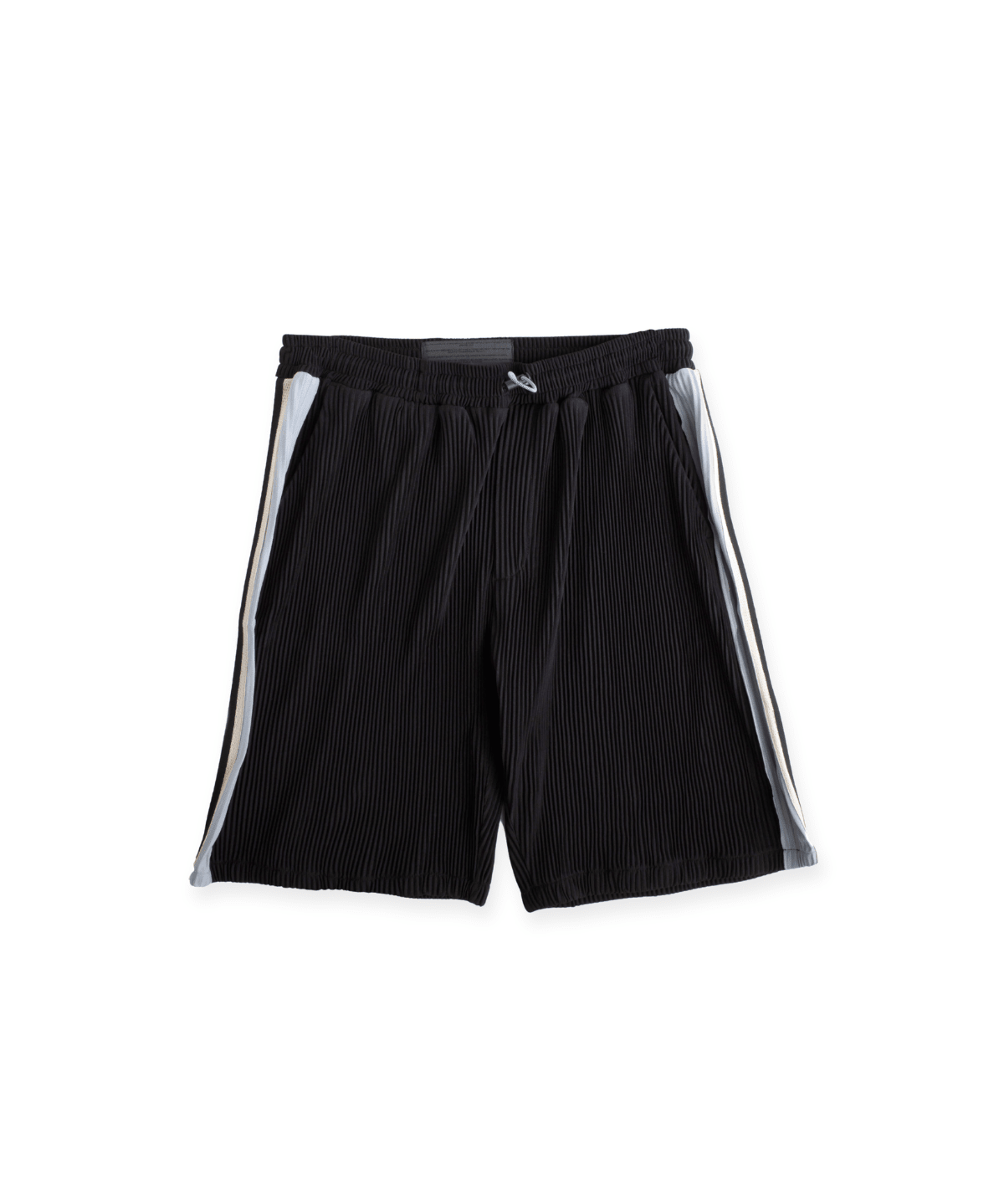 Panel Pleat Shorts Black/Blue - LIKELIHOOD