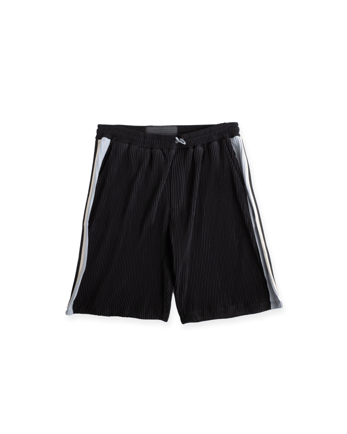 Panel Pleat Shorts Black/Blue - LIKELIHOOD
