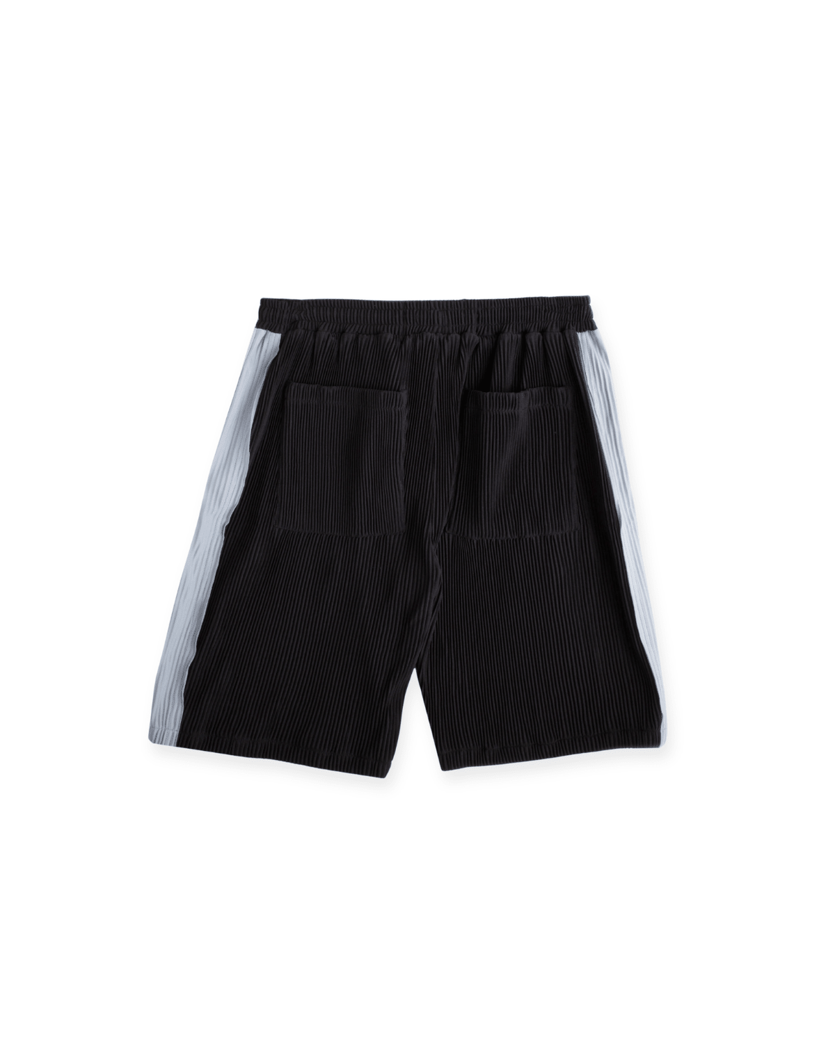 Panel Pleat Shorts Black/Blue - LIKELIHOOD