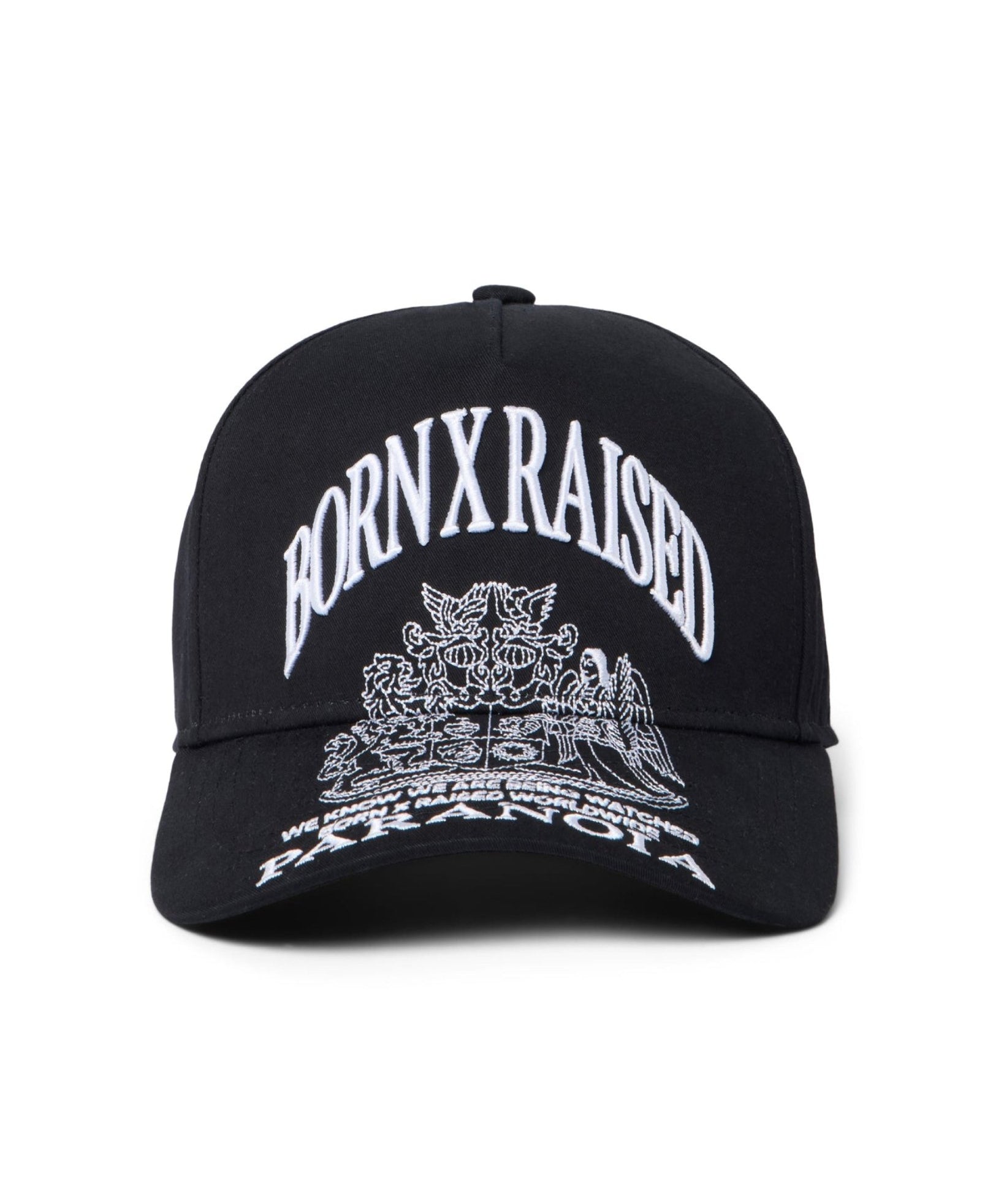 Paranoia Crest Snapback Black - LIKELIHOOD