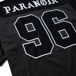 Paranoia Football Jersey Black - LIKELIHOOD