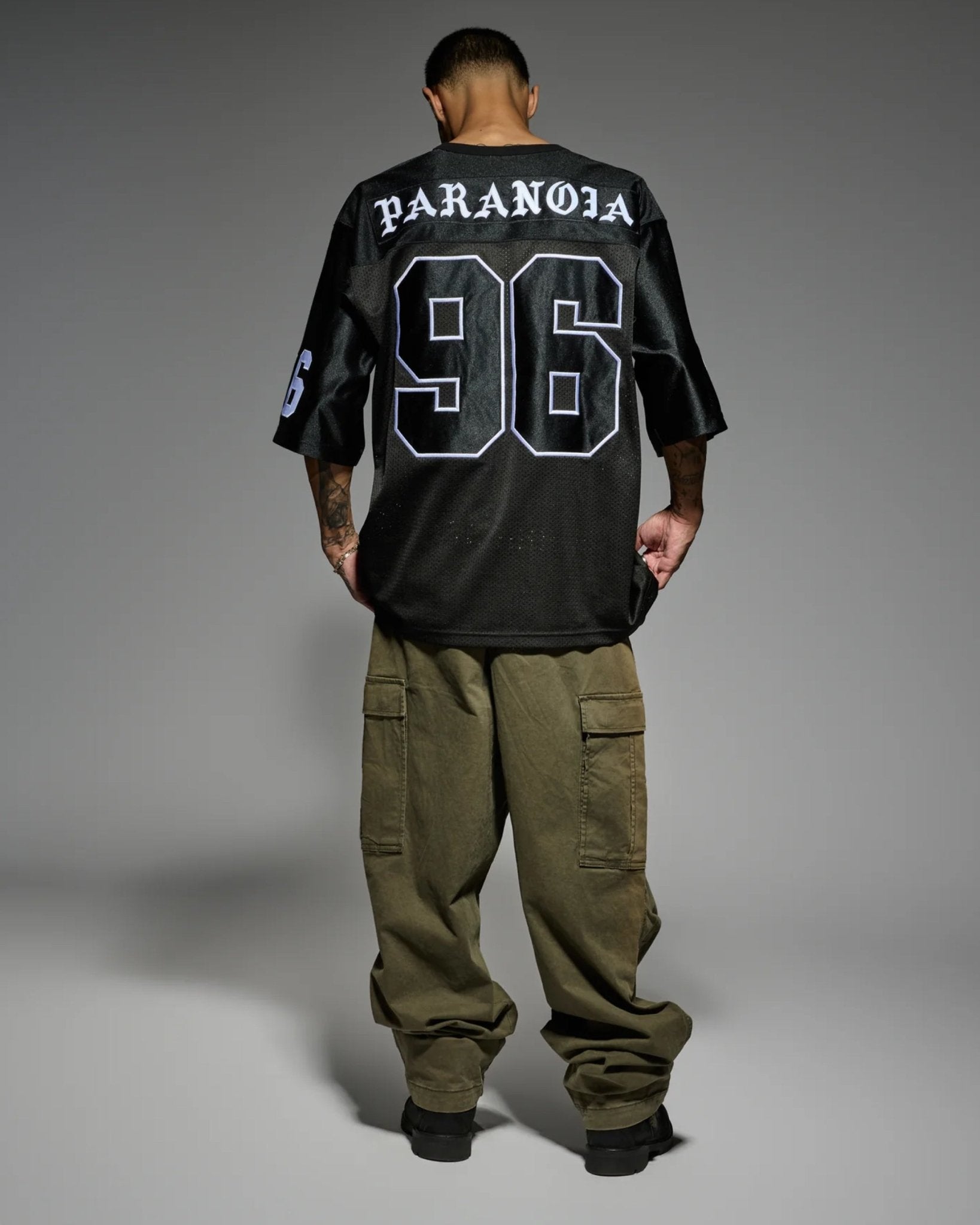 Paranoia Football Jersey Black - LIKELIHOOD