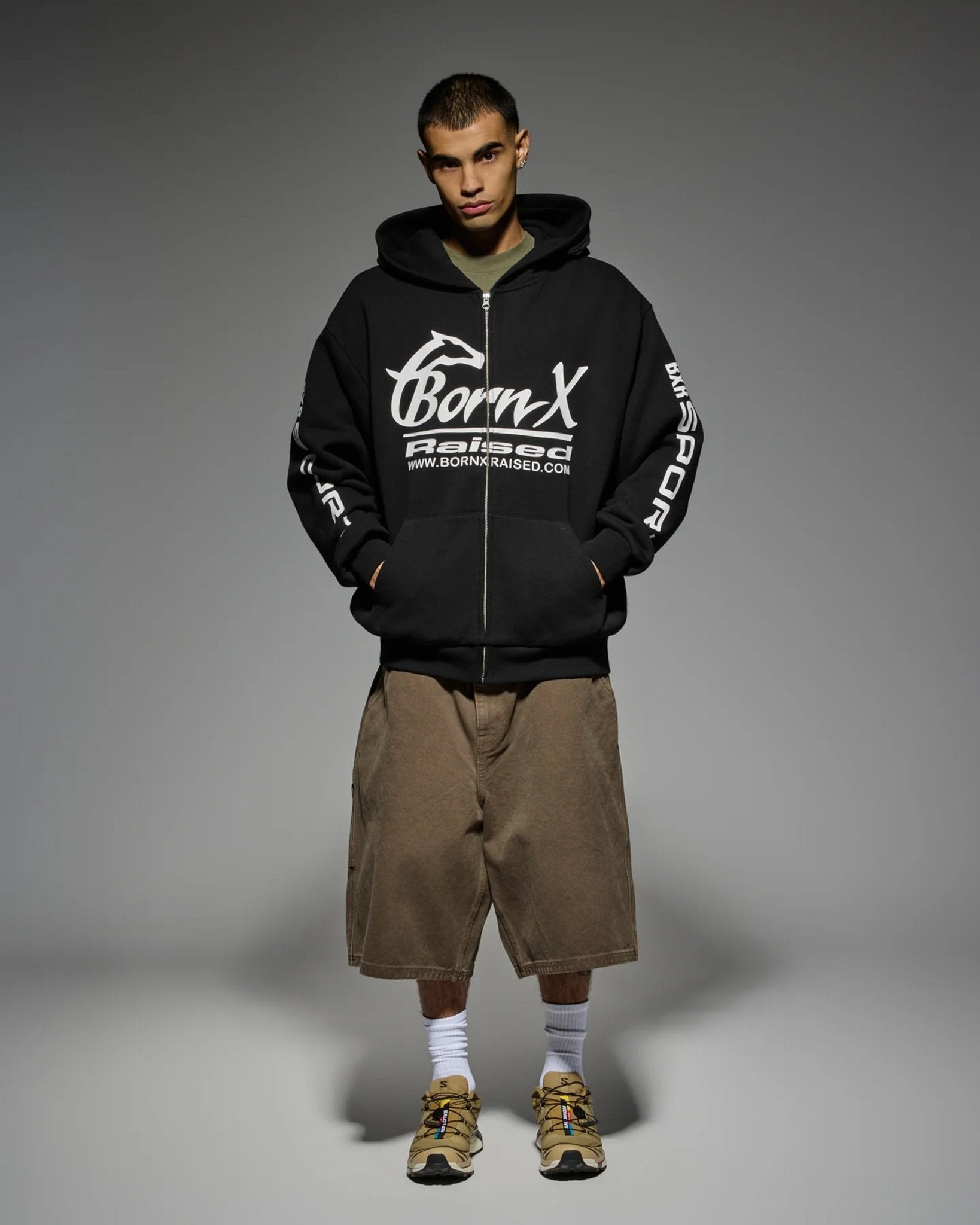 Parlay Zip Up Hoodie Black - LIKELIHOOD