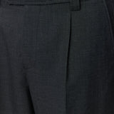 Patch Trousers Dark Grey Dry Wool - LIKELIHOOD