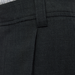 Patch Trousers Grey Worsted Wool - LIKELIHOOD