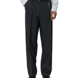 Patch Trousers Grey Worsted Wool - LIKELIHOOD