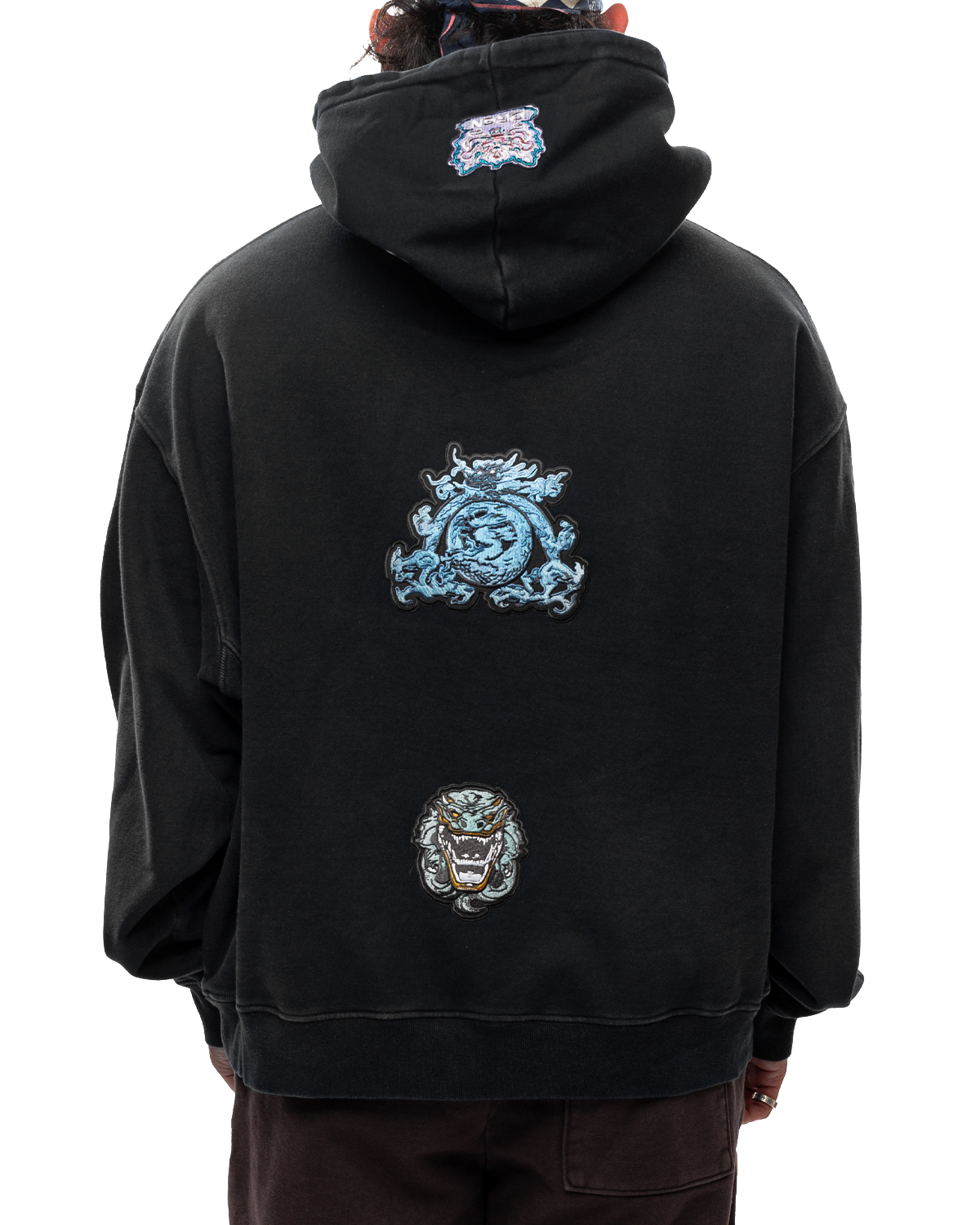 Ornate Hoodie Black