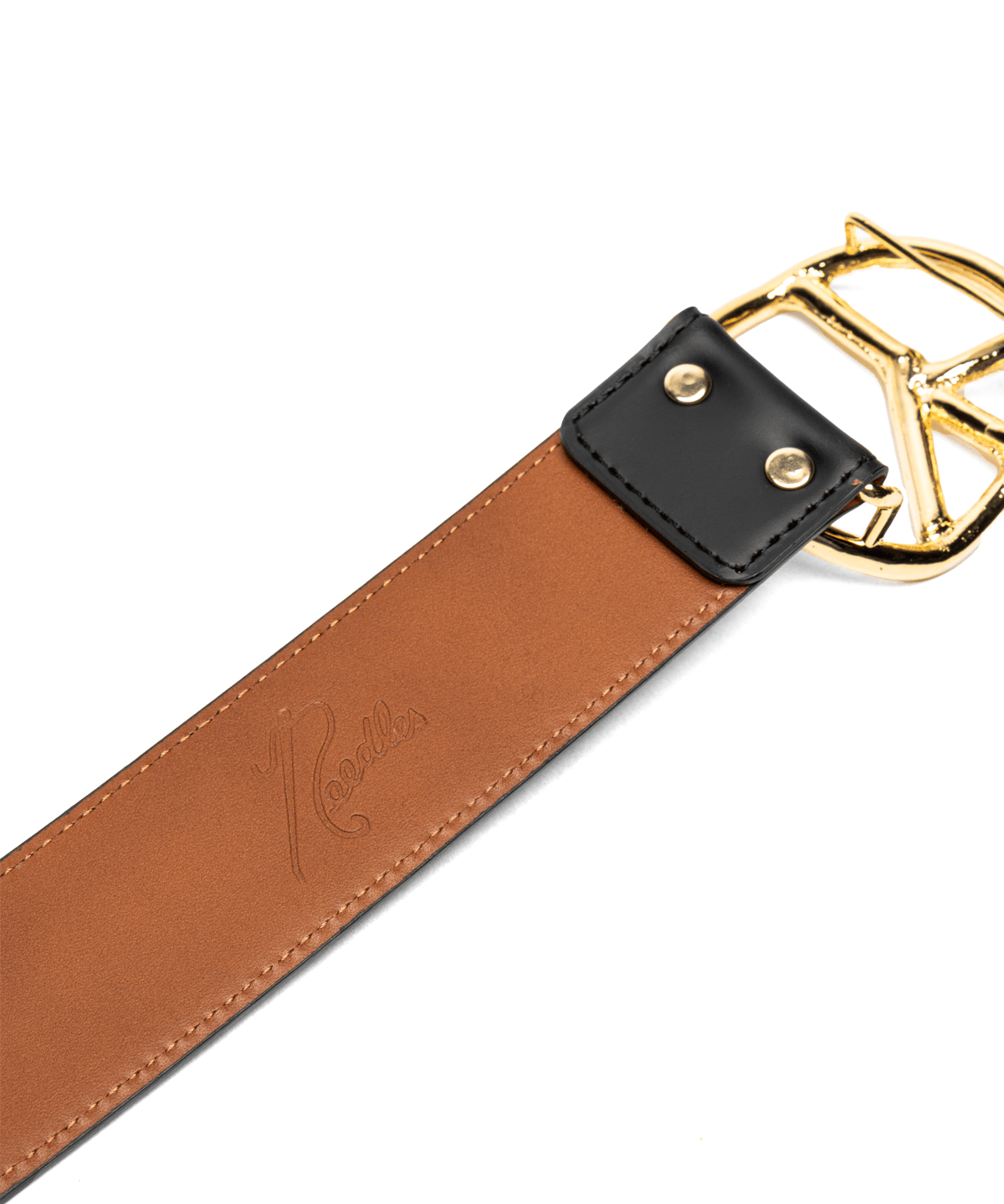 Peace Buckle Bracelet - Black Steer Leather - LIKELIHOOD