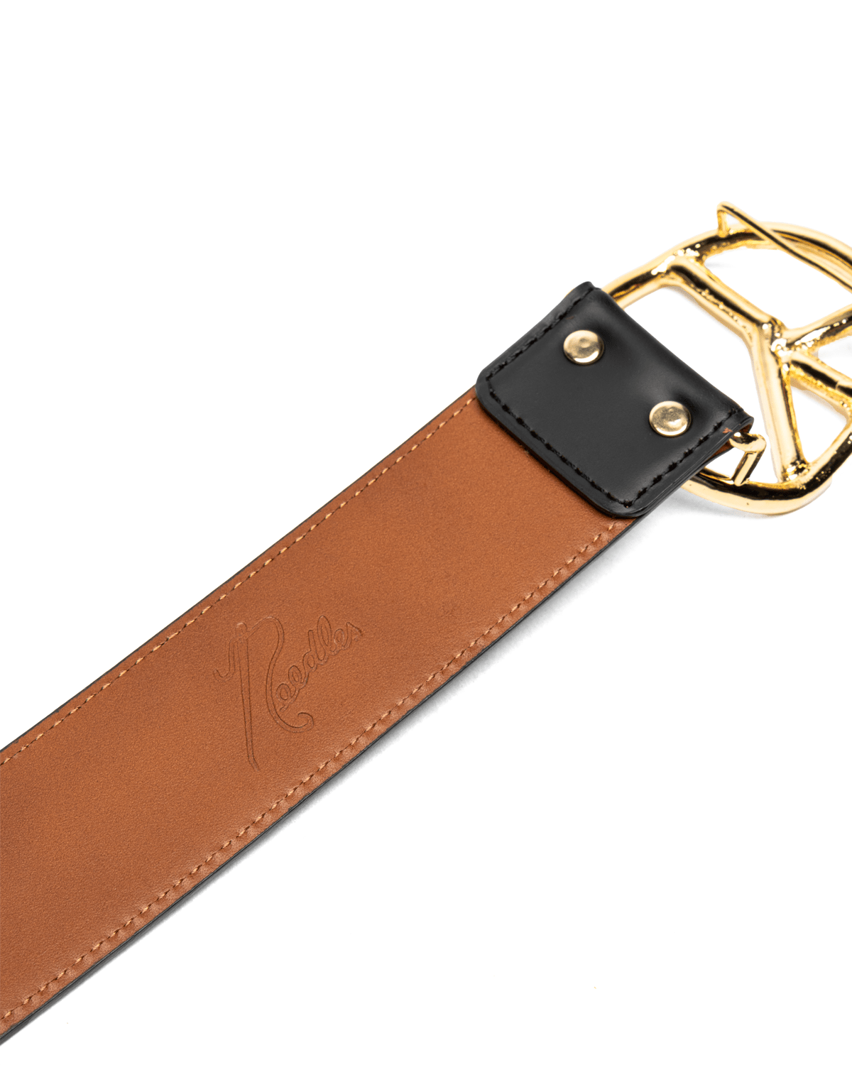 Peace Buckle Bracelet - Black Steer Leather - LIKELIHOOD