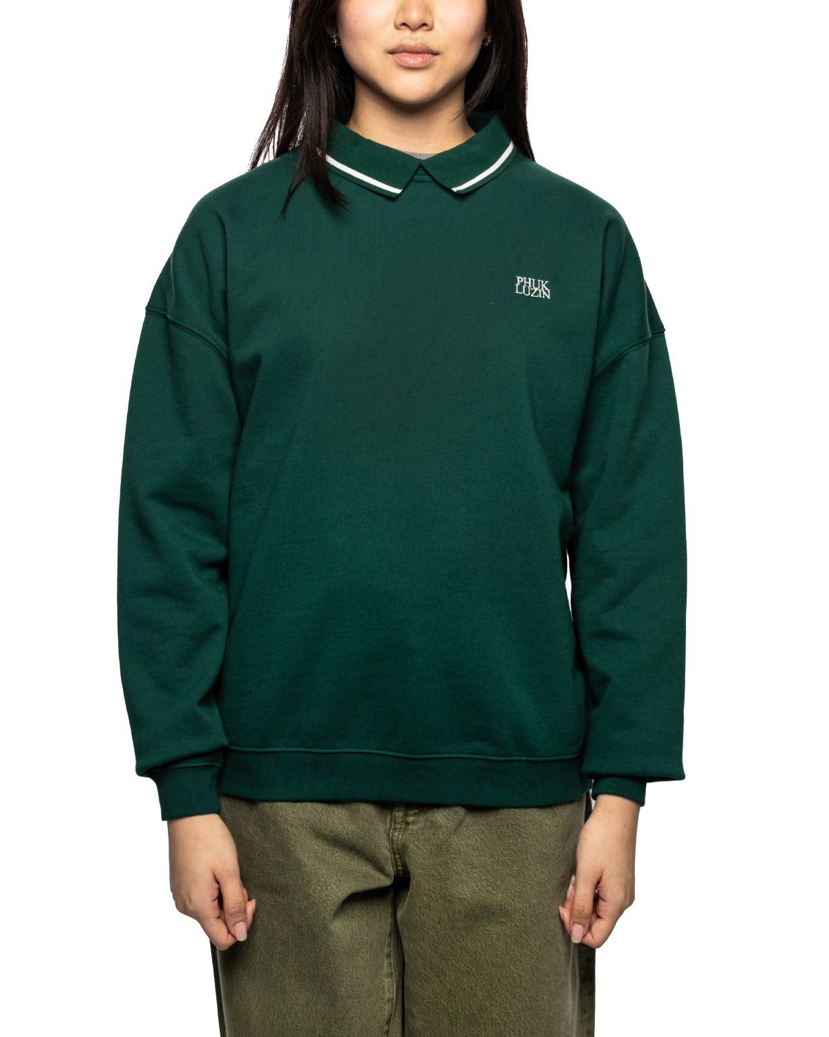 Phuk Luzin Collared Sweatshirt