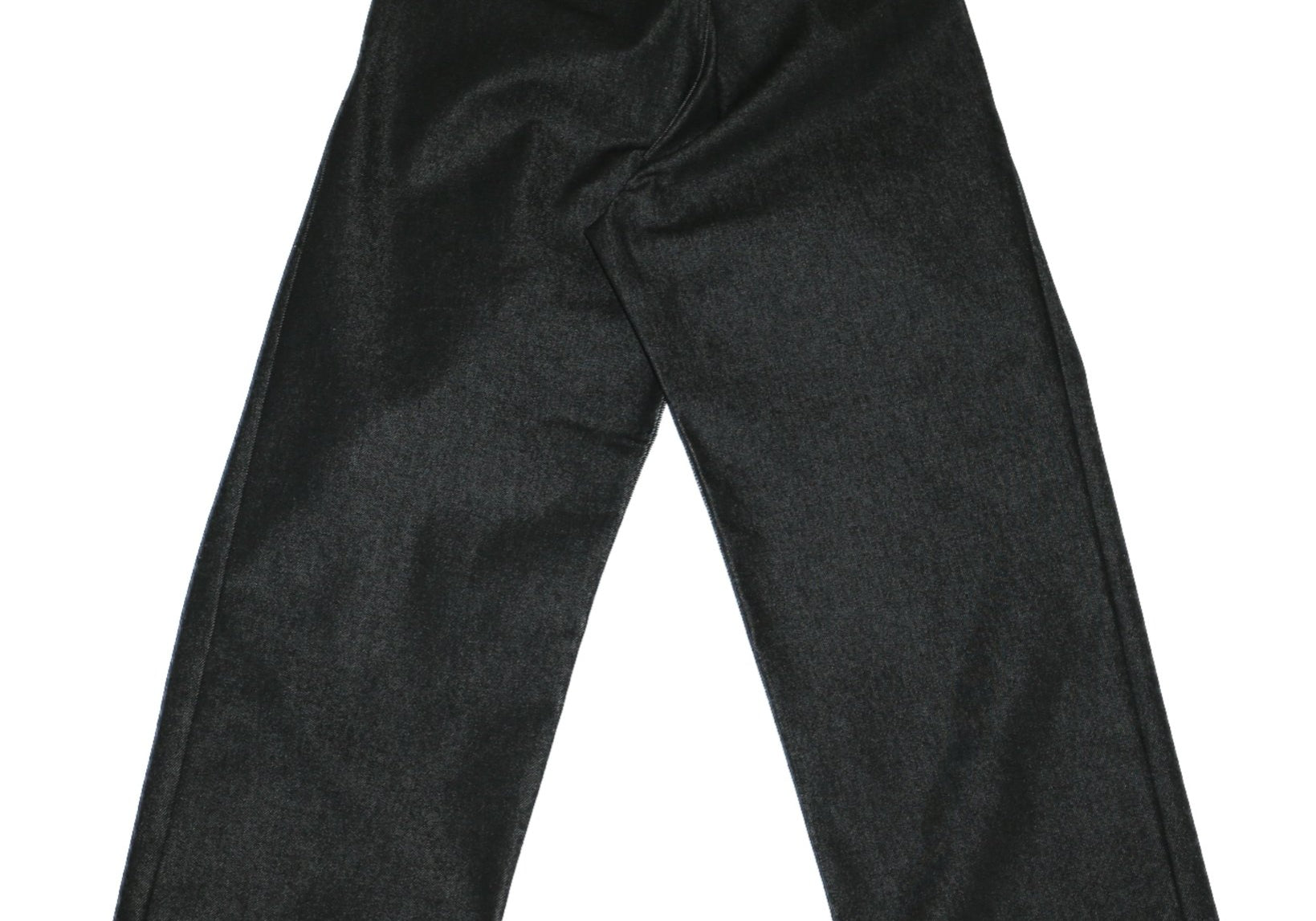 Pintuck Wide Jeans Black Denim - LIKELIHOOD