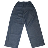 Pintuck Wide Jeans Indigo - LIKELIHOOD