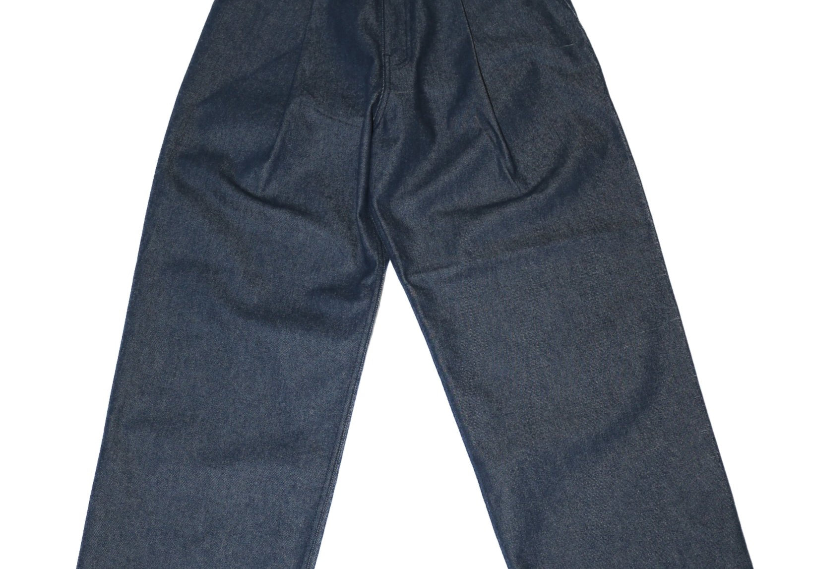 Pintuck Wide Jeans Indigo - LIKELIHOOD