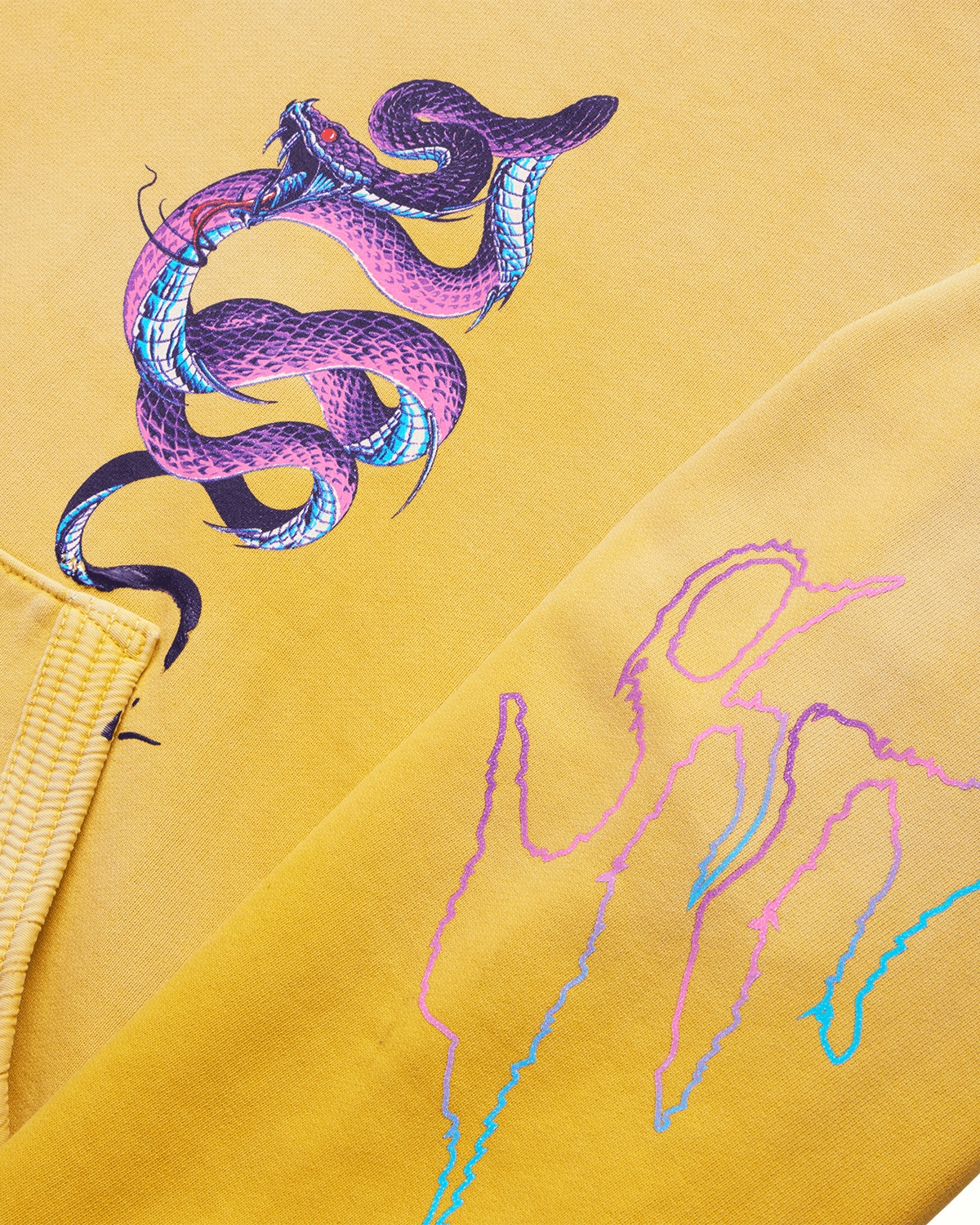 Pit Viper Boxy Hoodie Deep Gold - LIKELIHOOD