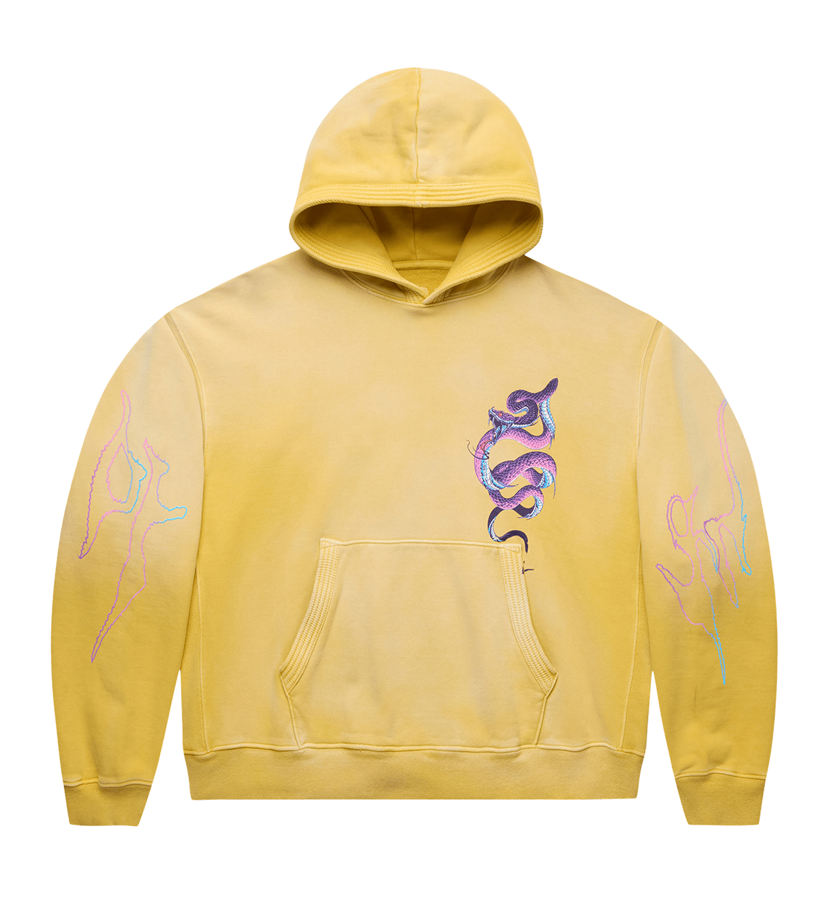 Pit Viper Boxy Hoodie Deep Gold - LIKELIHOOD