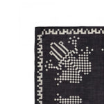 Pixel Frog Wool Scarf Pixelated Black Frog - LIKELIHOOD