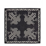 Pixel Frog Wool Scarf Pixelated Black Frog - LIKELIHOOD