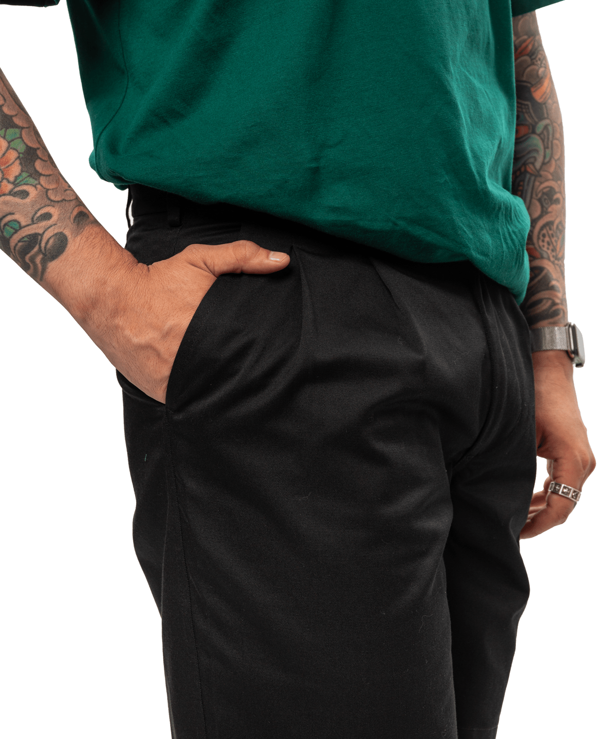 Pleated Short 'Black' - LIKELIHOOD