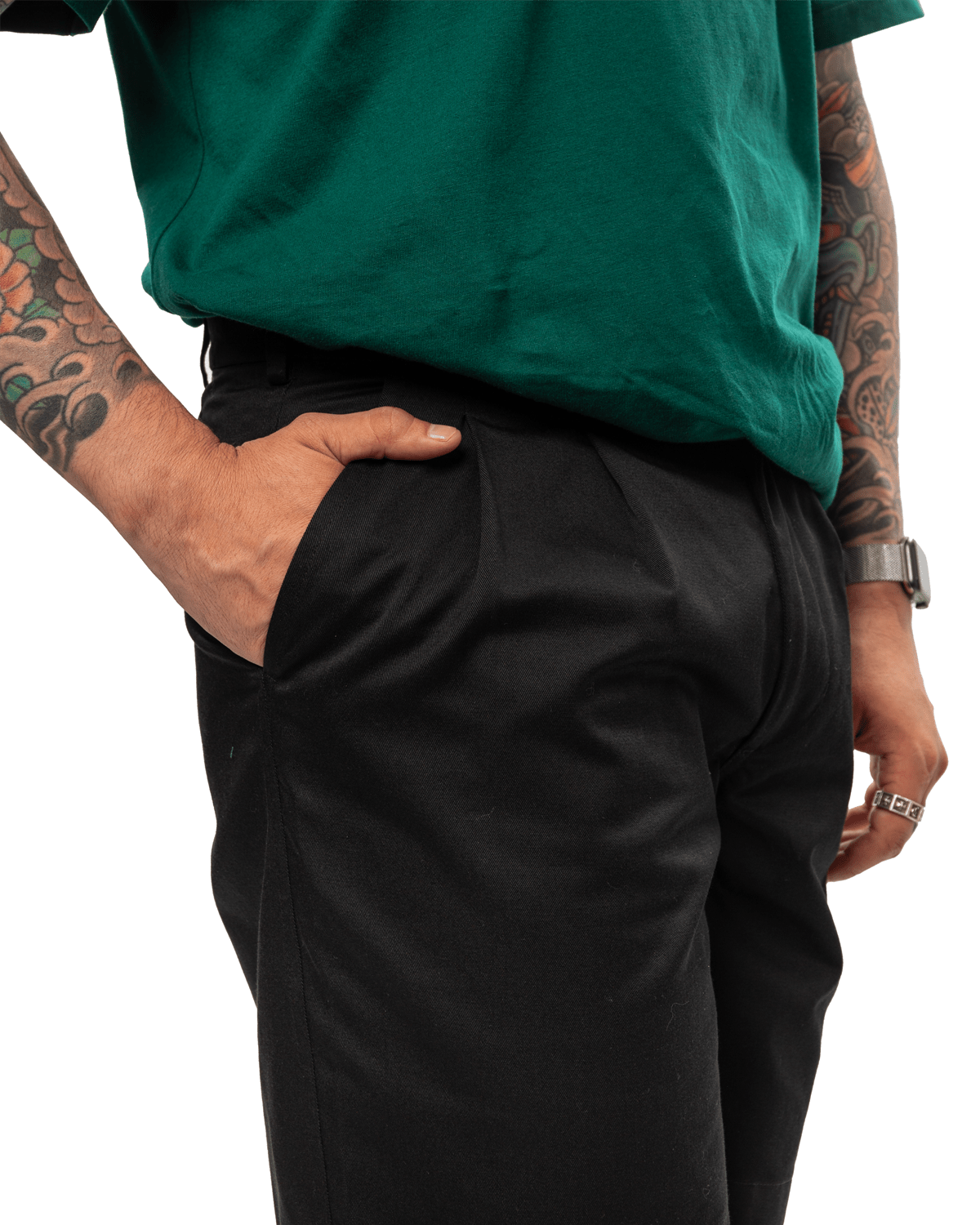 Pleated Short 'Black' - LIKELIHOOD