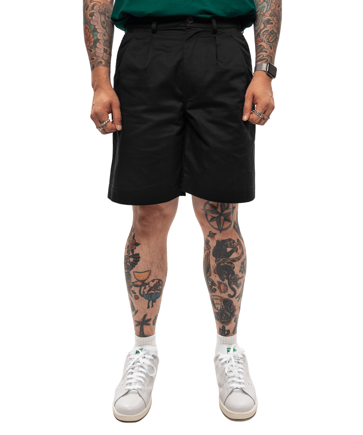 Pleated Short 'Black' - LIKELIHOOD