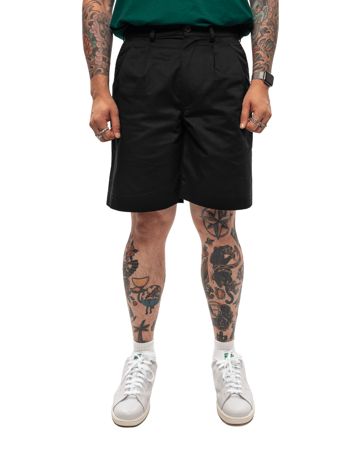 Pleated Short 'Black' - LIKELIHOOD