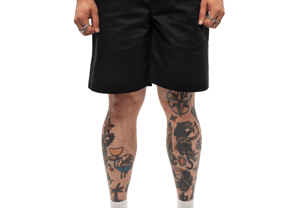 Pleated Short 'Black' - LIKELIHOOD