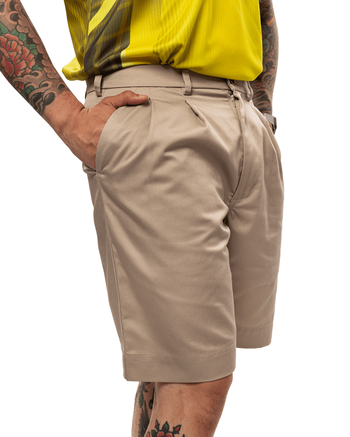 Pleated Short 'Bone' - LIKELIHOOD