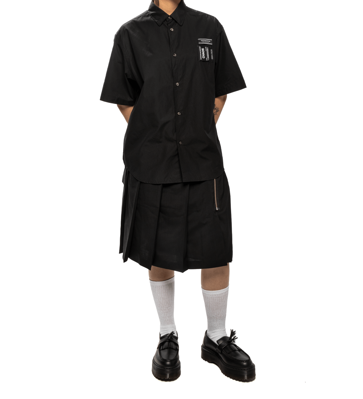 Pleated Skirt Black - LIKELIHOOD